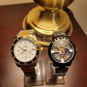 Two Brand New Glow In The Dark Men's Automatic Watch